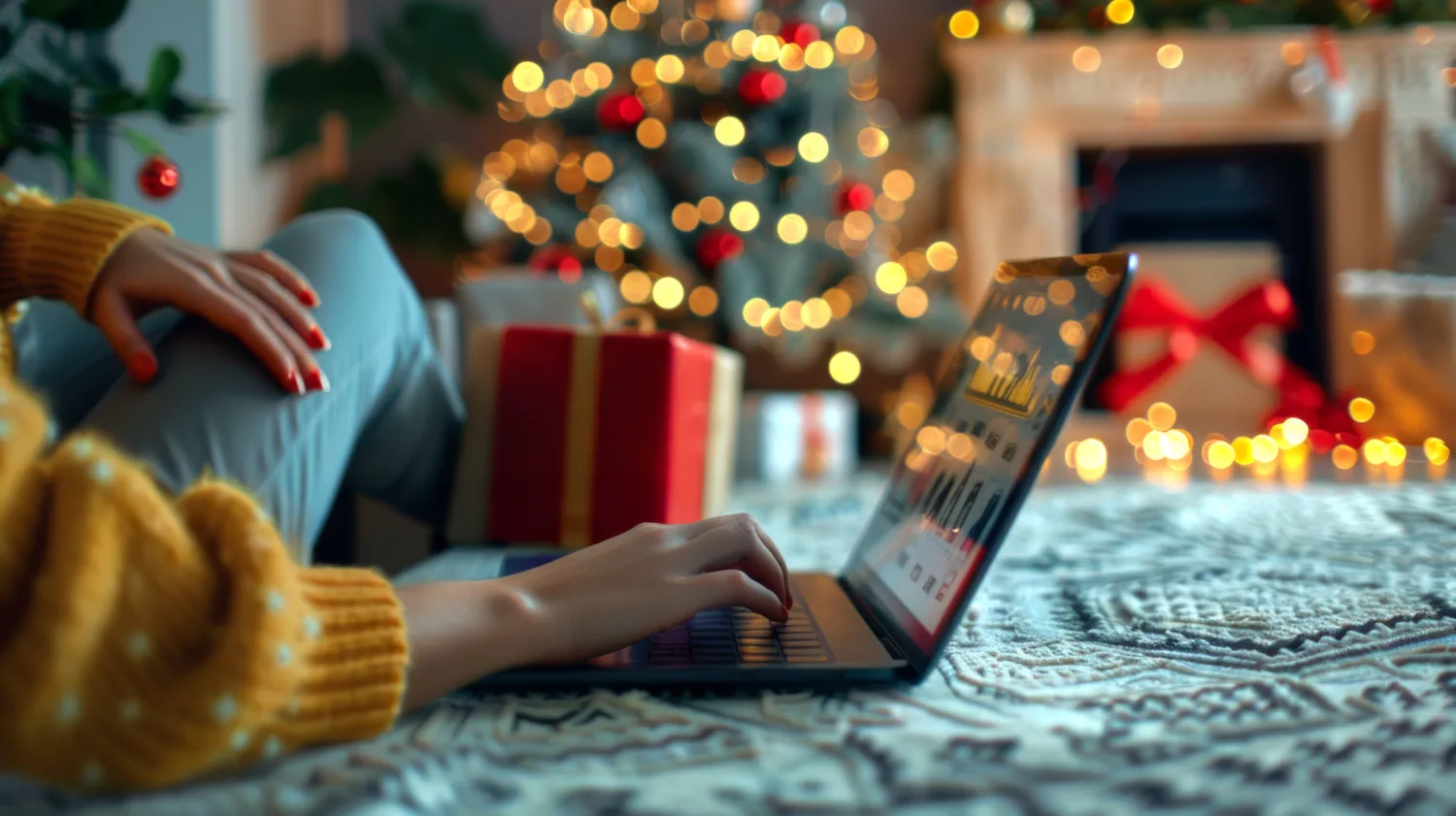 Online Shopping at Christmas